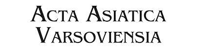 Logo Acta Asiatica Varsoviensia